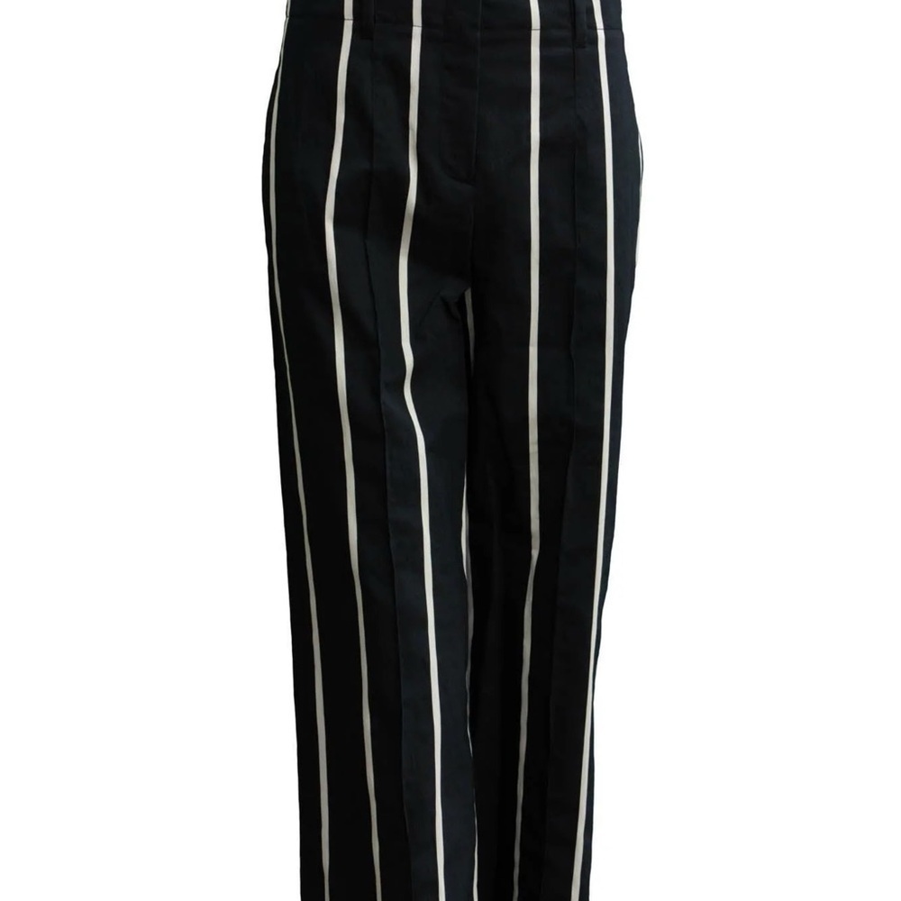 Luisa Cerano Cropped Pants Black and White Size 6